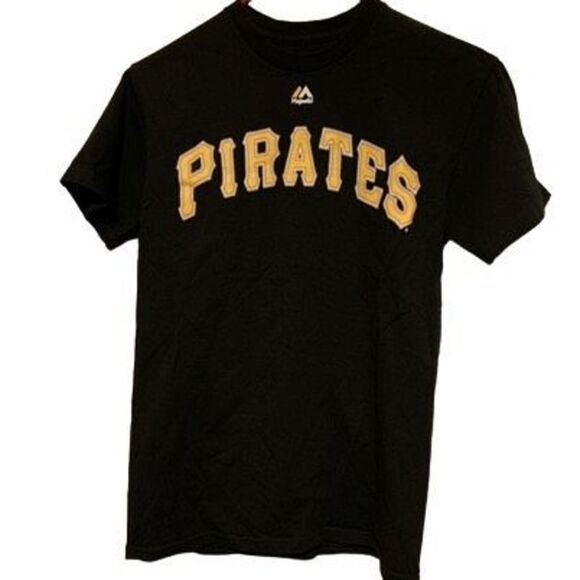 Pittsburgh Pirates Gregory Polanco Size Small Majestic T-Shirt - Picture 3 of 4